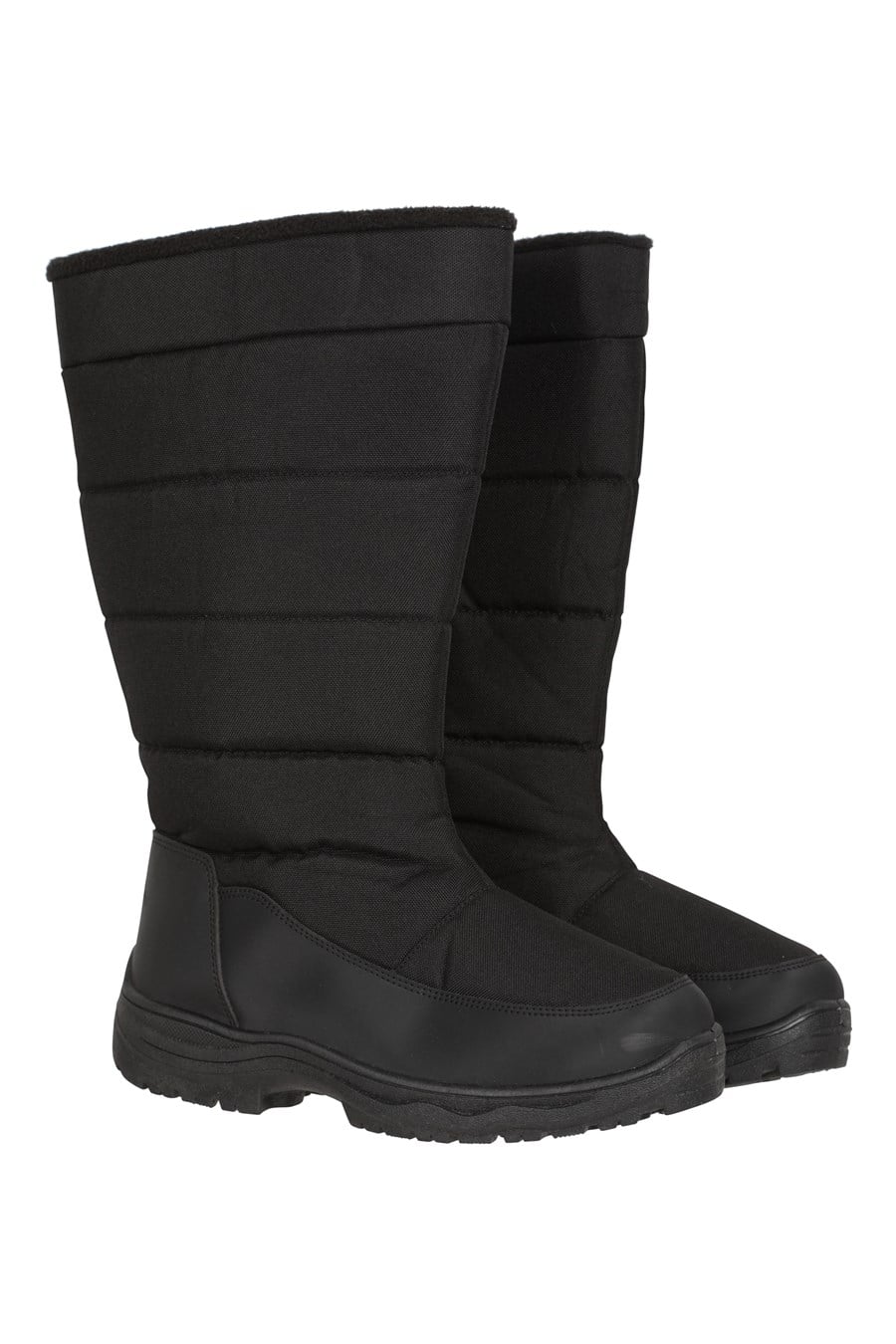 Bottes de Neige Femme Montantes Doublées Polaire Sherpa