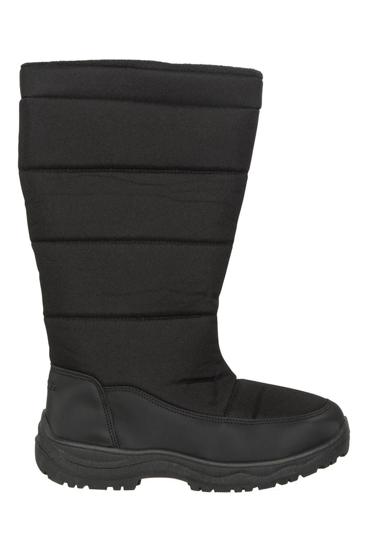 Bottes de Neige Femme Montantes Doublées Polaire Sherpa