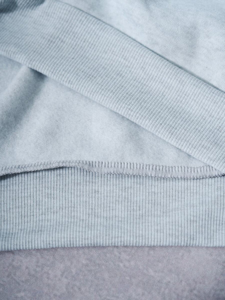 Men's two-tone tracksuit set with crew-neck top and wide-leg pants