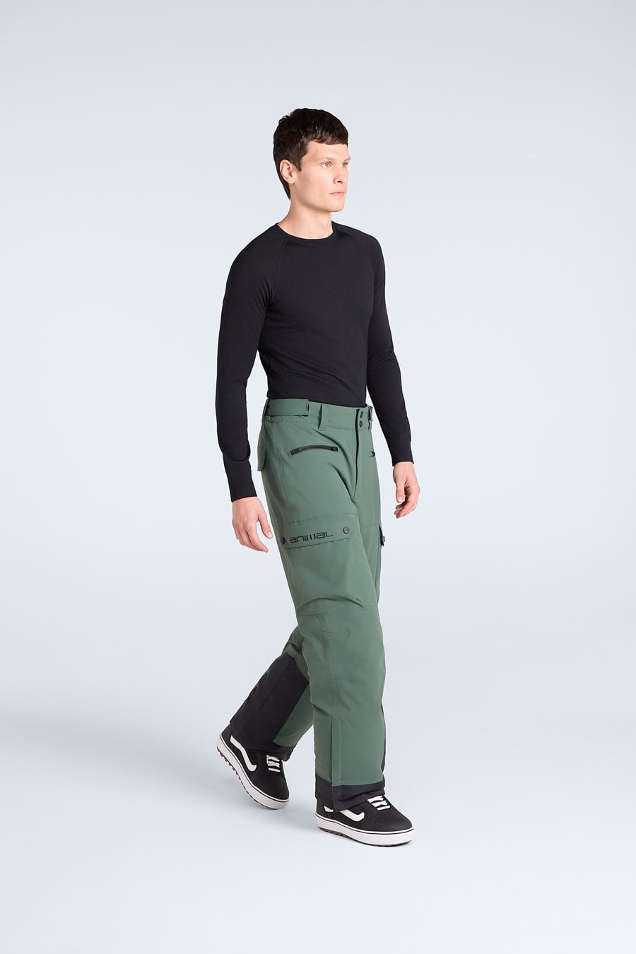 Pantalon de Ski Homme Imperméable Poches Cargo