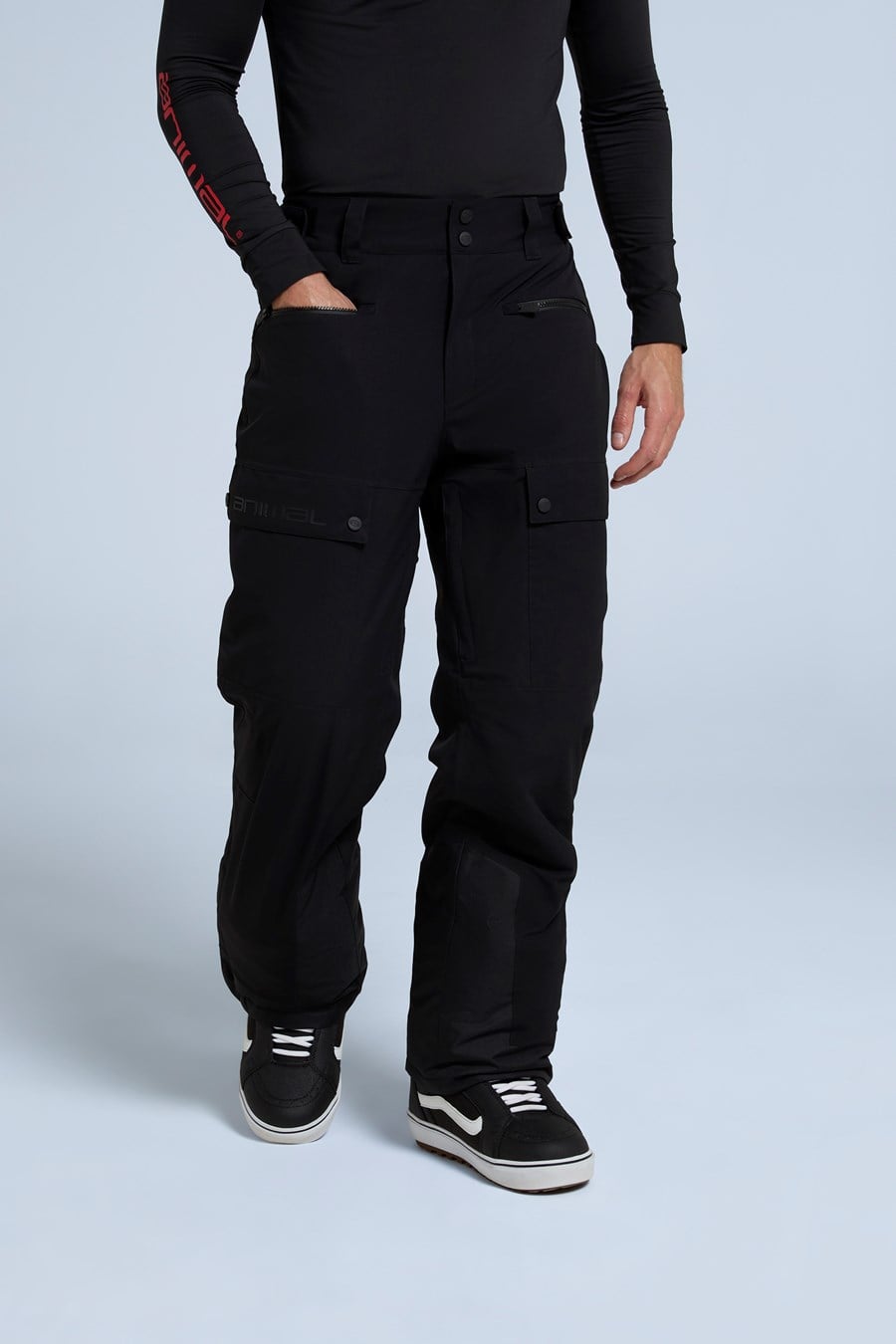 Pantalon de Ski Homme Imperméable Poches Cargo