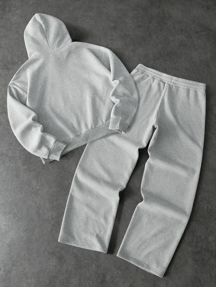 Herren-Trainingsanzug mit Kapuze, Reißverschluss und Baggy-Hose