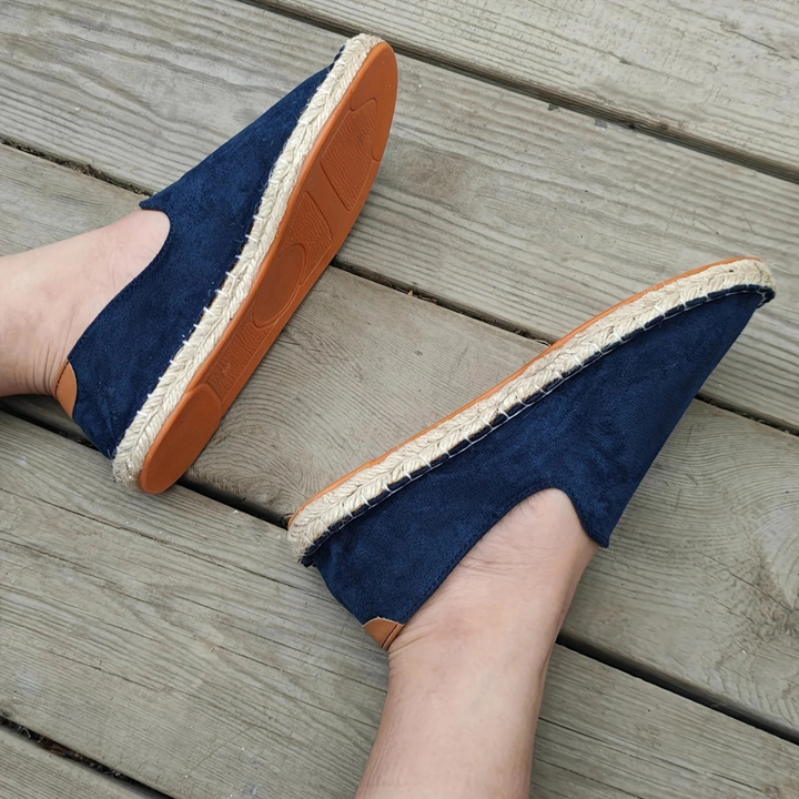Espadrilles Aristide pour homme en toile respirante, semelle légère et souple, modèle estival adapté aux sorties décontractées.