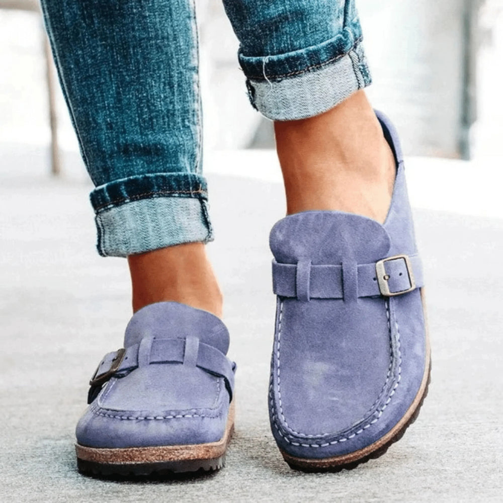 Sandales Honorine pour femme à mousse mémoire de forme, absorption des chocs et soutien personnalisé pour vos pieds.