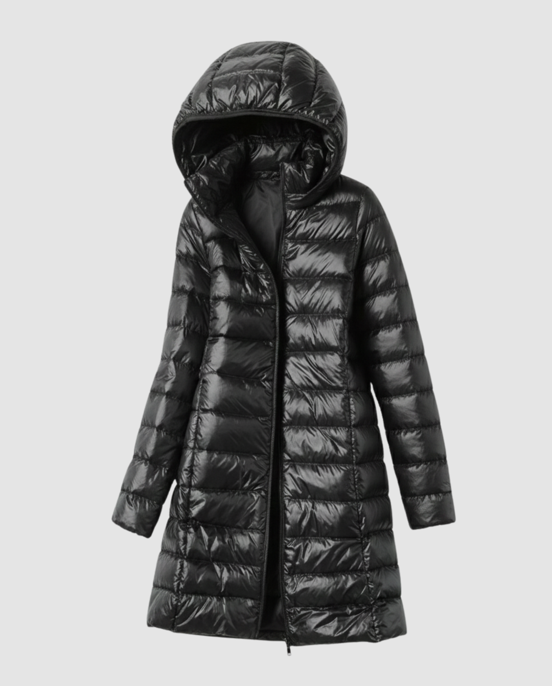 Femme Doudoune Ultra-Légère – Capuche Amovible & Coupe Ajustée