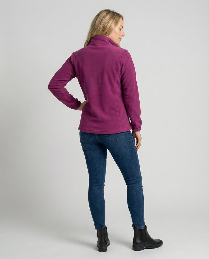 Veste Polaire Femme – Col Montant Zippé