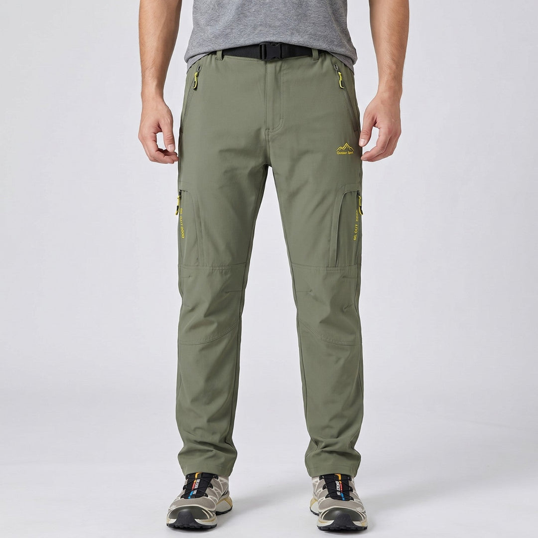 Pantaloni da trekking da uomo leggeri, ad asciugatura rapida ed elasticizzati