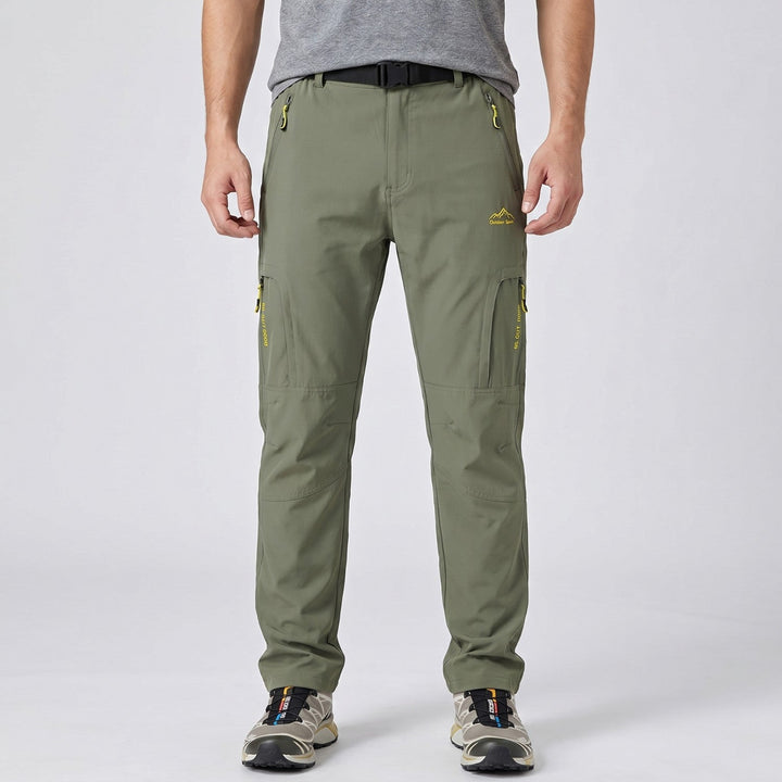 Pantaloni da trekking da uomo leggeri, ad asciugatura rapida ed elasticizzati