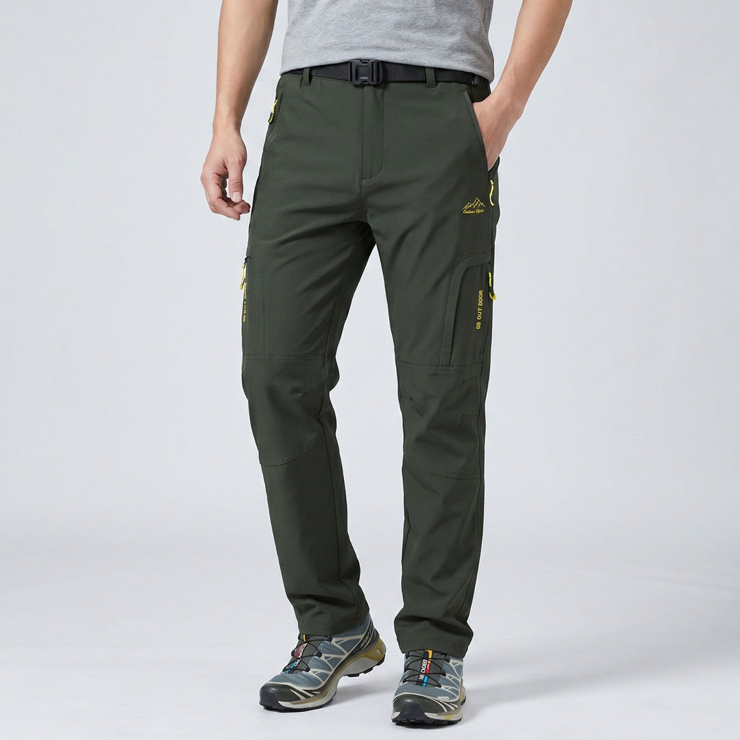Pantaloni da trekking da uomo leggeri, ad asciugatura rapida ed elasticizzati
