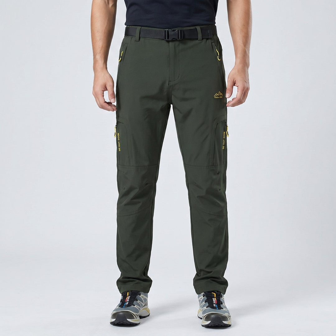 Pantaloni da trekking da uomo leggeri, ad asciugatura rapida ed elasticizzati