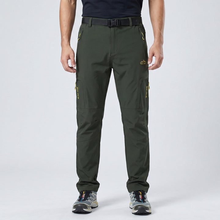 Pantaloni da trekking da uomo leggeri, ad asciugatura rapida ed elasticizzati