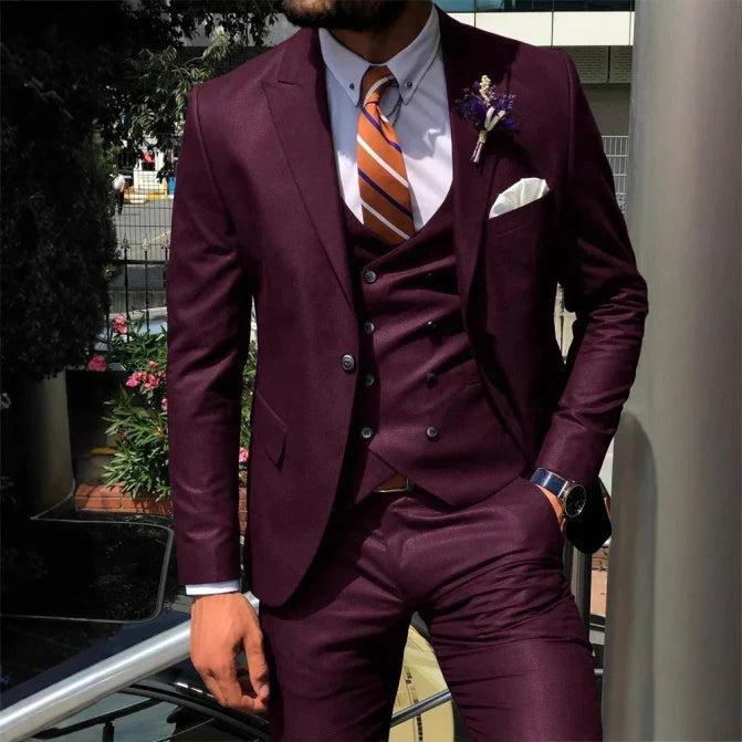 Costume 3 Pièces Sur Mesure Invité De Mariage Pour Homme | Classique