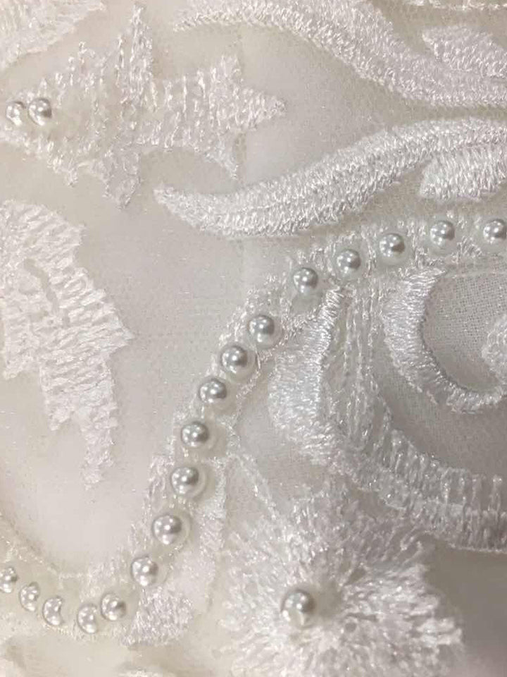 Robe De Mariée Pour Invitée Longue Moderne À Fente Haute Pour Femme  | Maxi