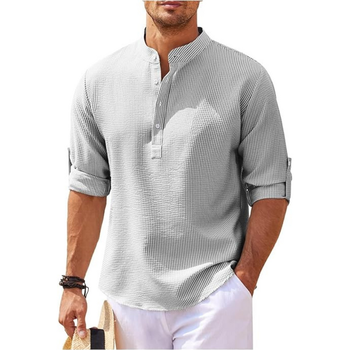 Côme | Chemise pour Homme | Henley, Décontractée & Moderne