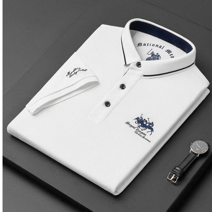 Pjay | Polo Chemise La Moitié Bouton Pour Homme