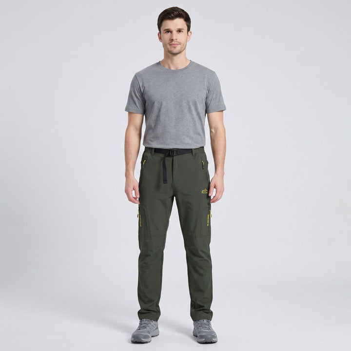 Pantaloni da trekking da uomo leggeri, ad asciugatura rapida ed elasticizzati