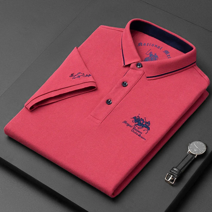 Pjay | Polo Chemise La Moitié Bouton Pour Homme