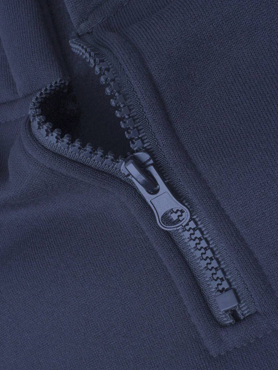 Herren-Trainingsanzug mit Kapuze und halbem Reißverschluss sowie Hose mit Kordelzug