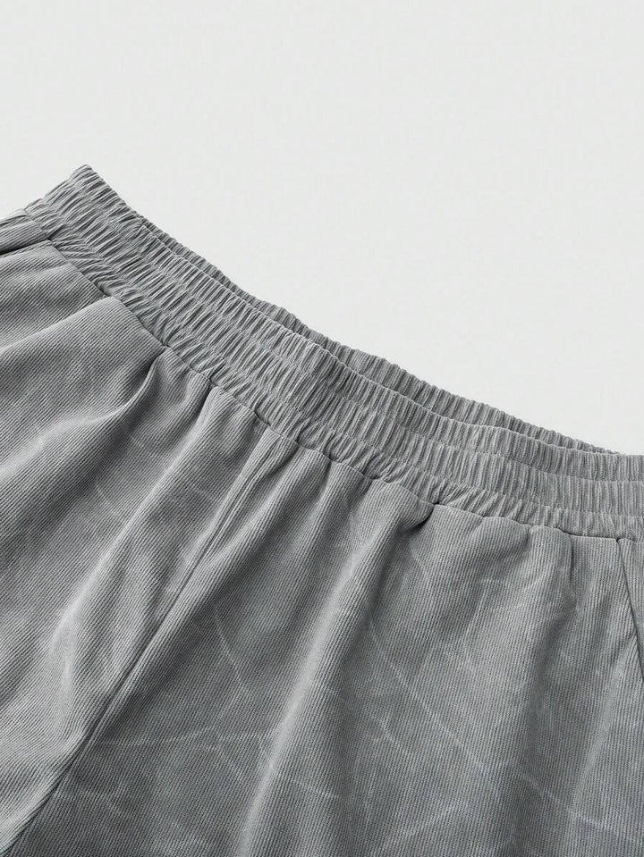 Herren-Trainingsanzug mit Kapuze, locker geschnitten, und weiter Hose
