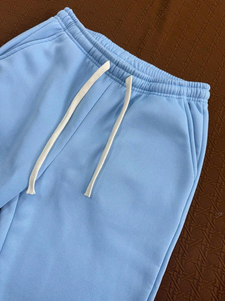 Herren-Trainingsanzug mit Kapuze und halbem Reißverschluss sowie Hose mit Kordelzug