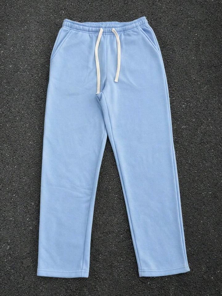 Herren-Trainingsanzug mit Kapuze und halbem Reißverschluss sowie Hose mit Kordelzug
