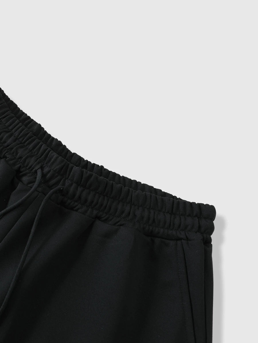 Herren-Trainingsanzug mit Kapuze, Reißverschluss und Baggy-Hose