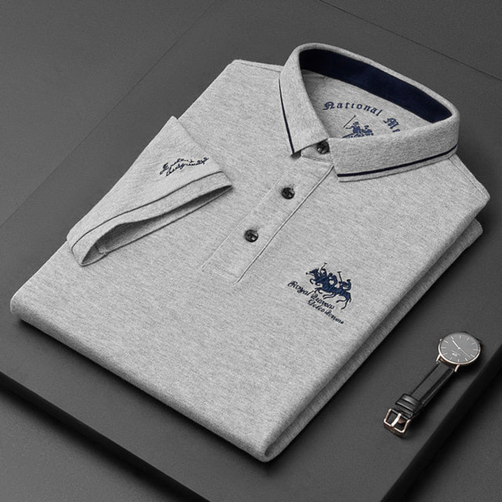 Pjay | Polo Chemise La Moitié Bouton Pour Homme
