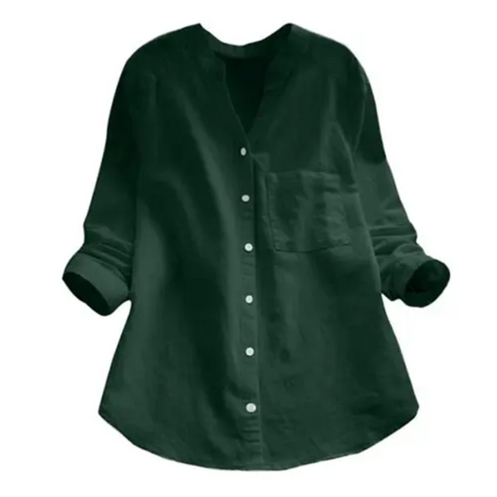 Femmes Chemise Boutonnée À Manches Longues | L'été