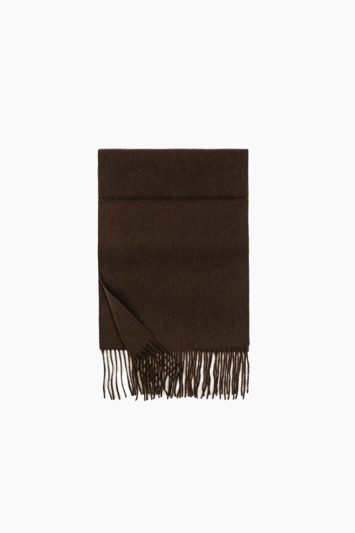 Écharpe Femme en Laine d’Agneau – Longue à Franges