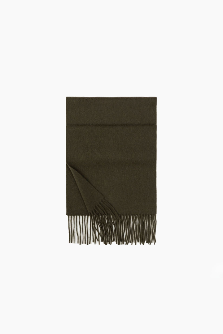 Écharpe Femme en Laine d’Agneau – Longue à Franges