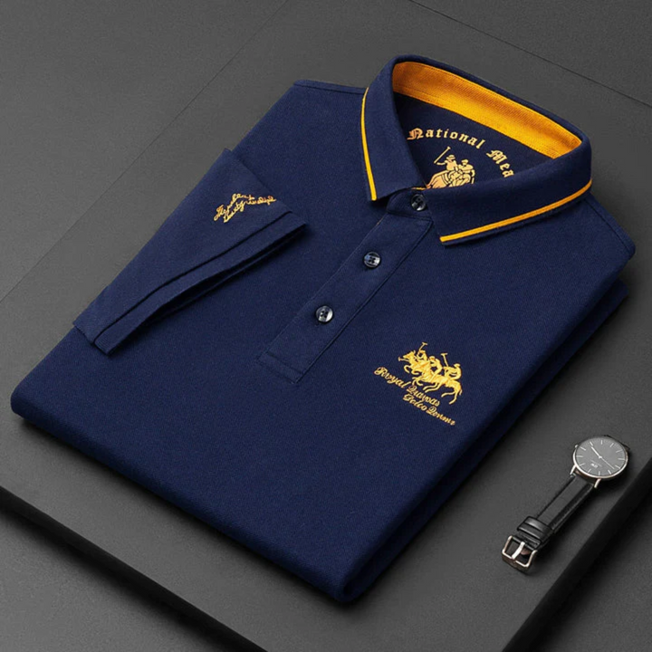 Pjay | Polo Chemise La Moitié Bouton Pour Homme