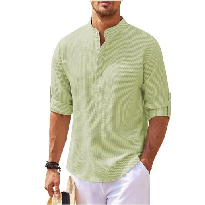 Côme | Chemise pour Homme | Henley, Décontractée & Moderne