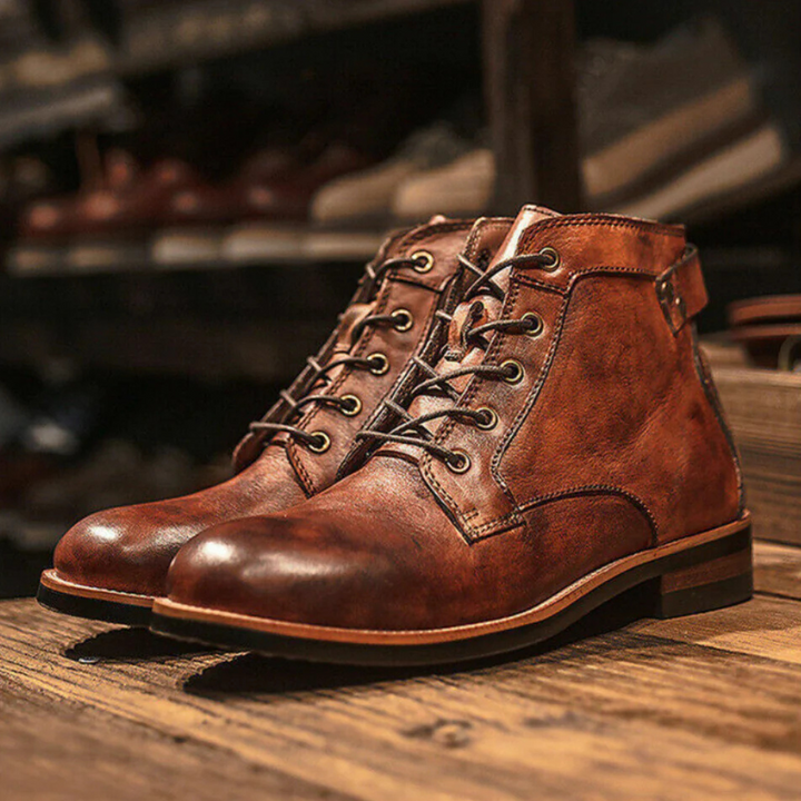 Hommes Bottes À Lacets | Stylisé
