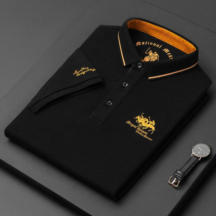 Pjay | Polo Chemise La Moitié Bouton Pour Homme