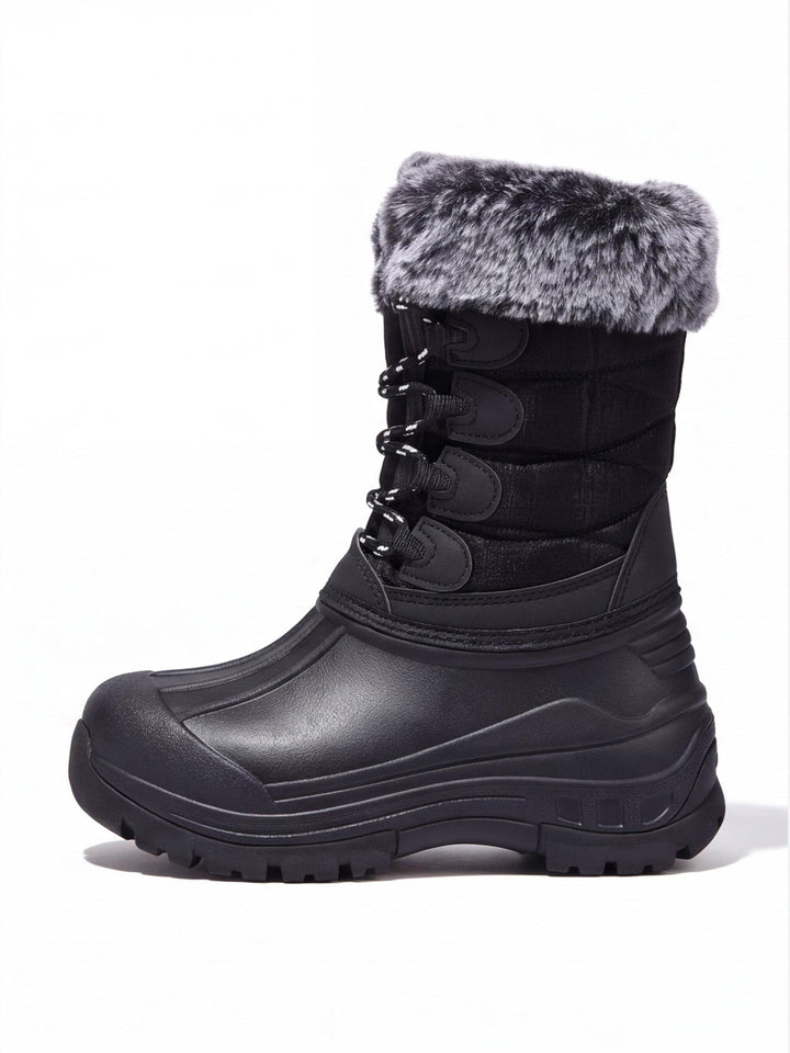Women's Waterproof Snow Boots with Fur Lining