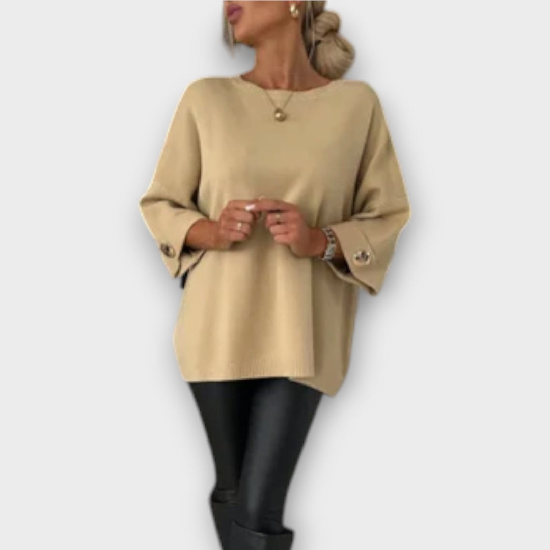 Blouse Blanche en Maille – Coupe Ajustée Élégante