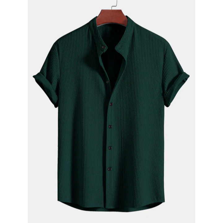 Hommes Chemise Boutonnée À Manches Courtes | Décontracté