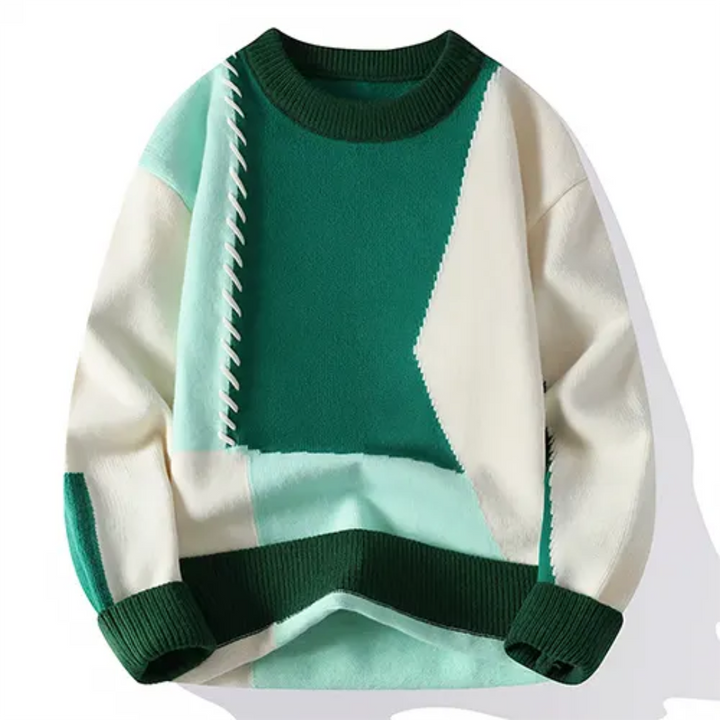 Vance | Chandail D'hiver Pour Hommes | Patchwork