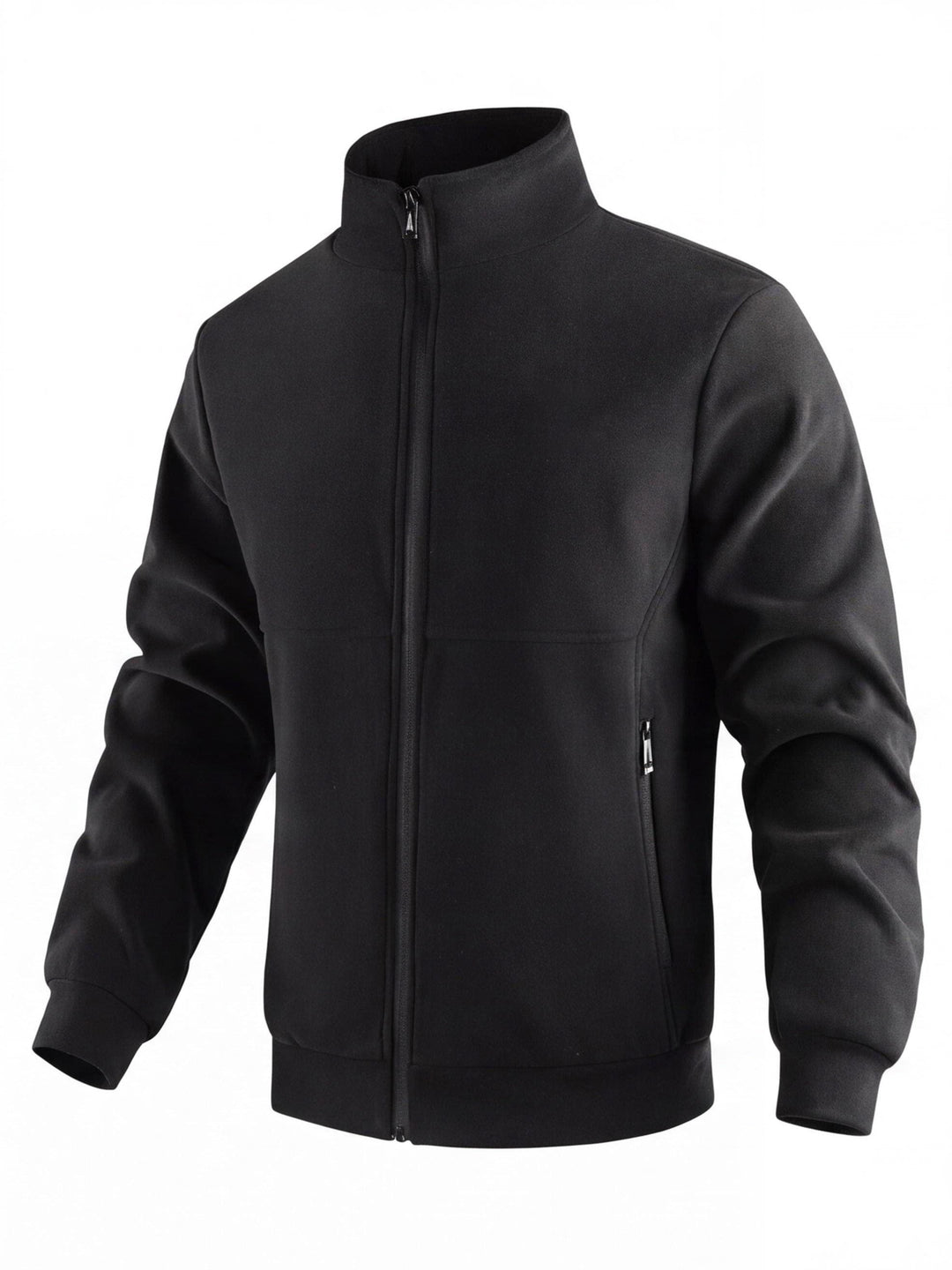 Veste Chauffante Homme USB Polaire Col Montant