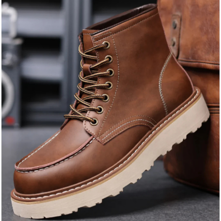 Hommes Bottes D'hiver Vintage À Lacets | Cheville