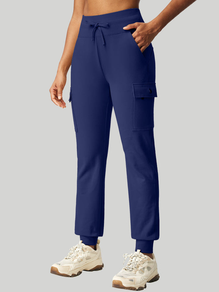 Jogger Cargo Femme Doublé Polaire Déperlant Avec Cordon De Serrage