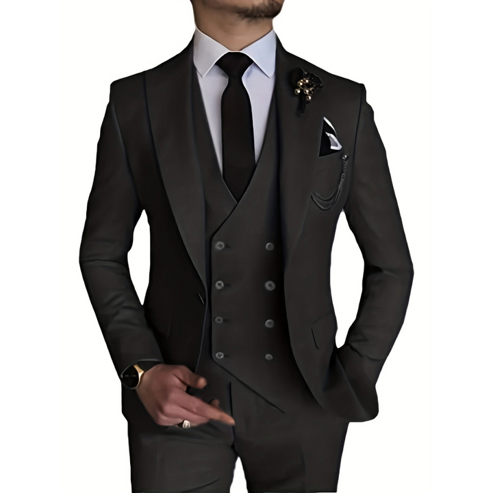 Costume 3 Pièces À Double Boutonnage Invité De Mariage Pour Homme | Tenue De Cérémonie