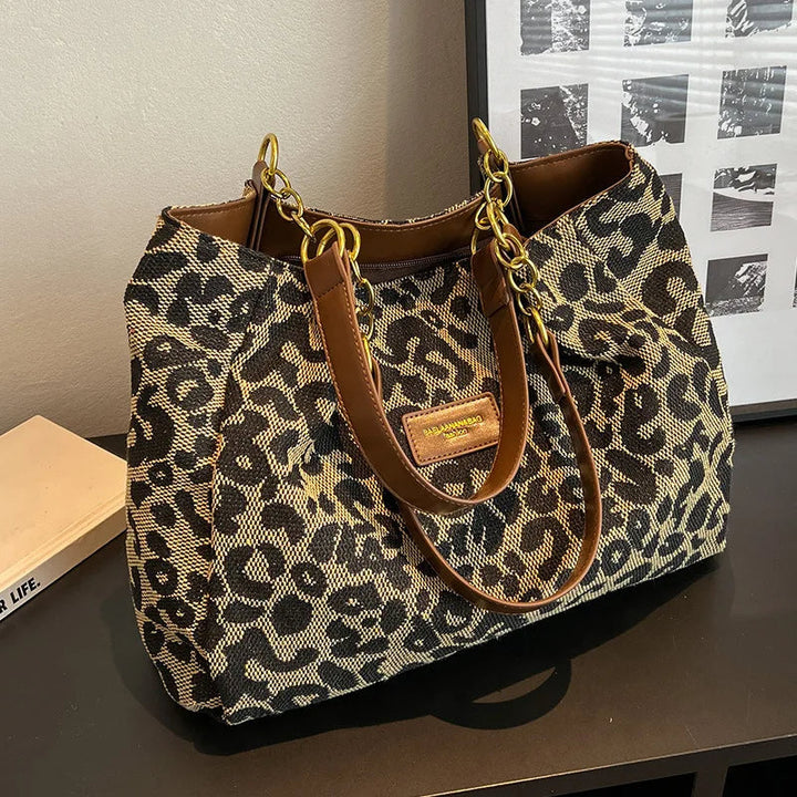 Sac À Bandoulière À Motif Léopard