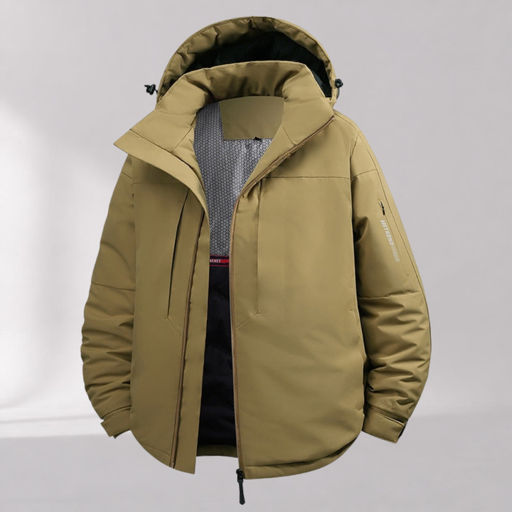 Veste Imperméable à Capuche Homme – Respirante avec Poignets Réglables