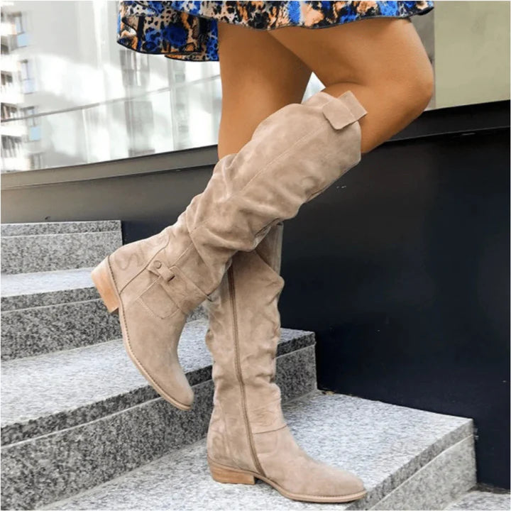 Bottes Hautes Pour Femmes | Fermeture Éclair