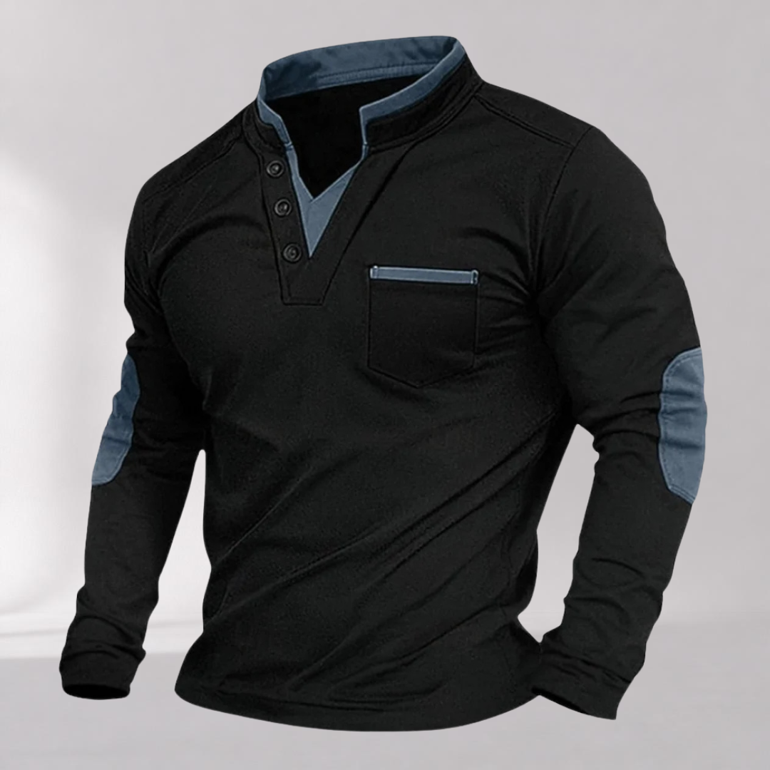 Sweatshirt Homme Col V Coupe Décontractée