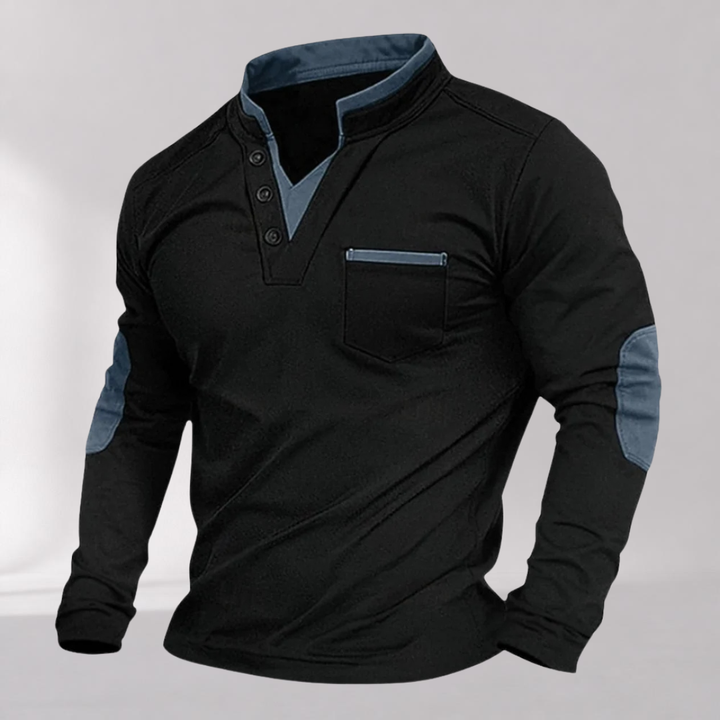 Sweatshirt Homme Col V Coupe Décontractée