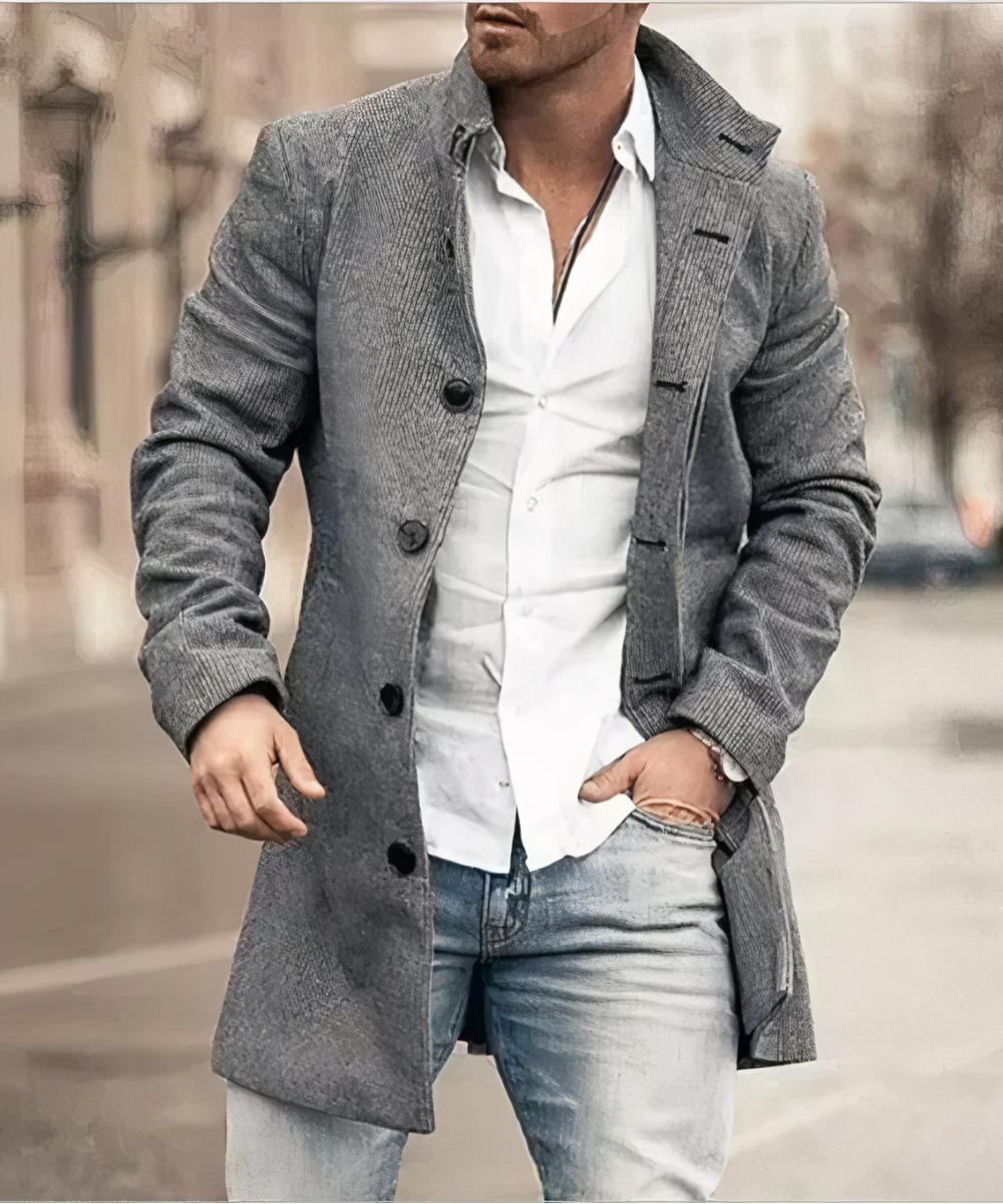 Luke | Trench-coat Chaud Pour Hommes