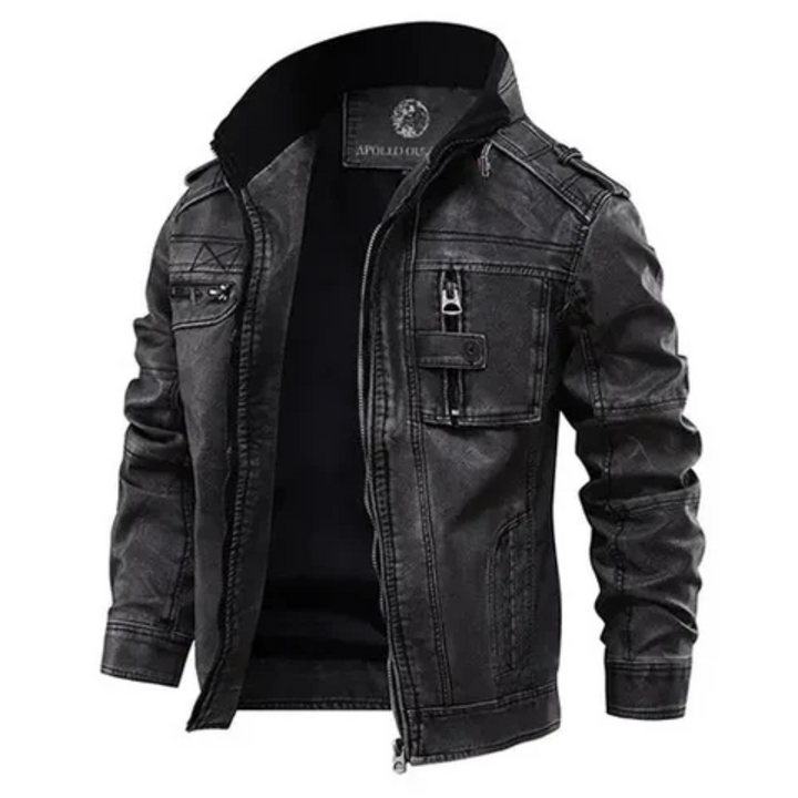 Hommes Veste De Motard Chaude | Manches Longues