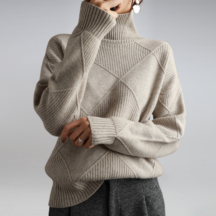 Hellen | Pull À Col Roulé Pour Femmes | Chaude